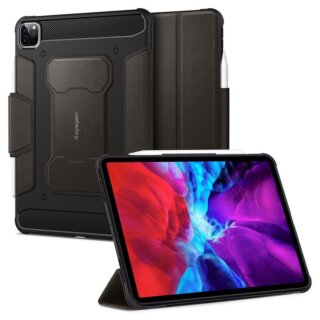 Spigen Rugged Armor iPad Pro 11” (2022/2021/2020/2018) kinyitható tok - fekete