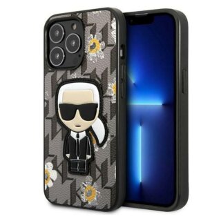 Karl Lagerfeld KLHCP13LPMNFIK1 iPhone 13 Pro szilikon hátlap tok - szürke