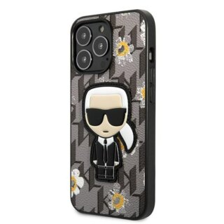 Karl Lagerfeld KLHCP13LPMNFIK1 iPhone 13 Pro szilikon hátlap tok - szürke
