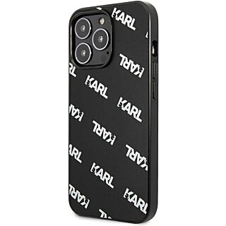 Karl Lagerfeld KLHCP13LPULMBK3 iPhone 13 Pro kemény hátlap tok - fekete