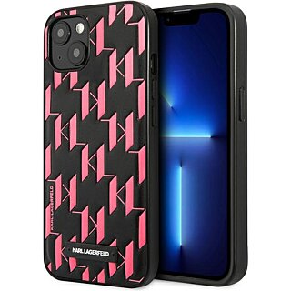Karl Lagerfeld KLHCP13SMNMP1P iPhone 13 mini kemény hátlap tok - rózsaszín