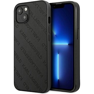 Karl Lagerfeld KLHCP13SPTLK iPhone 13 mini kemény hátlap tok - fekete