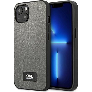Karl Lagerfeld KLHCP13SSFMP2DG iPhone 13 mini kemény hátlap tok - ezüst