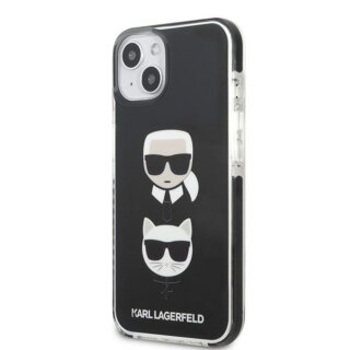 Karl Lagerfeld KLHCP13STPE2TK iPhone 13 mini kemény hátlap tok - fekete