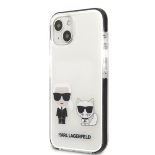 Karl Lagerfeld KLHCP13STPEKCW iPhone 13 mini szilikon hátlap tok - fehér