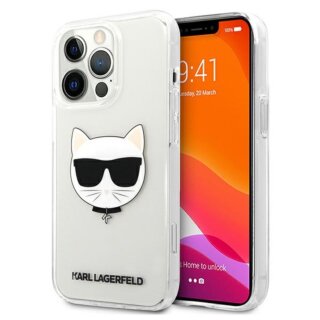 Karl Lagerfeld KLHCP13XCTR iPhone 13 Pro Max kemény hátlap tok - átlátszó