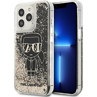 Karl Lagerfeld KLHCP13XLGGKBK iPhone 13 Pro Max kemény hátlap tok - fekete