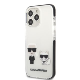 Karl Lagerfeld KLHCP13XTPEKCW iPhone 13 Pro Max szilikon hátlap tok - fehér