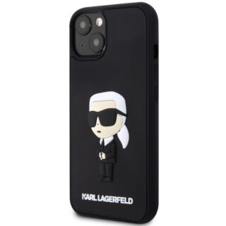 Karl Lagerfeld KLHCP14M3DRKINK iPhone 14 Plus szilikon hátlap tok - fekete