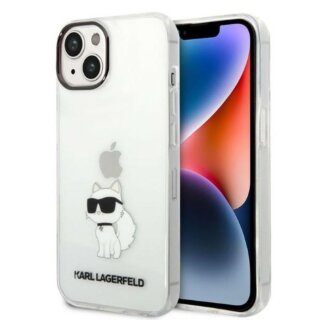 Karl Lagerfeld KLHCP14MHNCHTCT iPhone 14 Plus kemény hátlap tok - átlátszó
