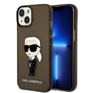 Karl Lagerfeld KLHCP14MHNIKTCK iPhone 14 Plus kemény hátlap tok - fekete