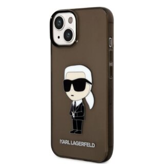 Karl Lagerfeld KLHCP14MHNIKTCK iPhone 14 Plus kemény hátlap tok - fekete