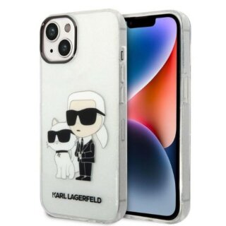 Karl Lagerfeld KLHCP14MHNKCTGT iPhone 14 Plus kemény hátlap tok - fehér/átlátszó
