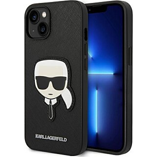 Karl Lagerfeld KLHCP14MSAPKHK iPhone 14 Plus kemény hátlap tok - fekete
