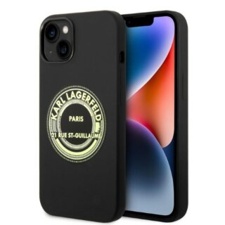 Karl Lagerfeld KLHCP14MSRSGRCK iPhone 14 Plus kemény hátlap tok - fekete