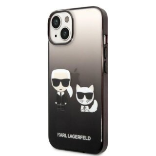 Karl Lagerfeld KLHCP14MTGKCK iPhone 14 Plus kemény hátlap tok - fekete