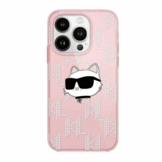 Karl Lagerfeld KLHCP14SHKLPCHP iPhone 13 / 14 / 15 kemény hátlap tok - rózsaszín