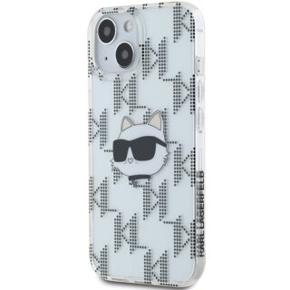 Karl Lagerfeld KLHCP15SHKLPCHT iPhone 13 / 14 / 15 kemény hátlap tok - átlátszó