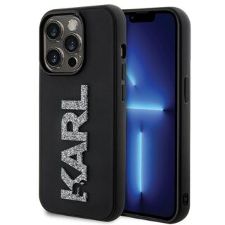 Karl Lagerfeld KLHCP15X3DMBKCK iPhone 15 Pro Max szilikon hátlap tok - fekete