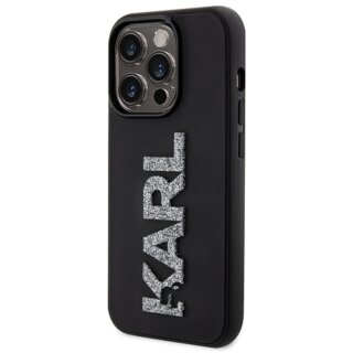 Karl Lagerfeld KLHCP15X3DMBKCK iPhone 15 Pro Max szilikon hátlap tok - fekete