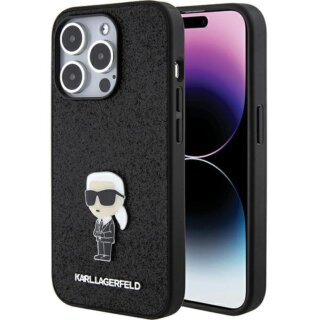 Karl Lagerfeld KLHCP15XGKNPSK iPhone 15 Pro Max szilikon hátlap tok - fekete