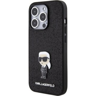 Karl Lagerfeld KLHCP15XGKNPSK iPhone 15 Pro Max szilikon hátlap tok - fekete