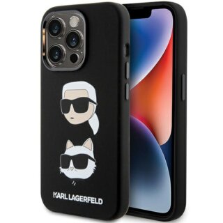 Karl Lagerfeld KLHCP15XSDHKCNK iPhone 15 Pro Max szilikon hátlap tok - fekete