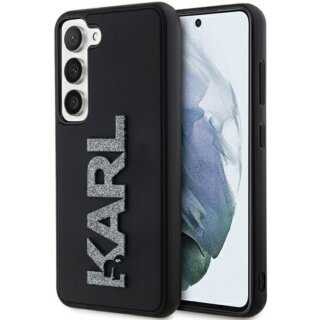 Karl Lagerfeld KLHCS23M3DMBKCK Samsung Galaxy S23+ Plus szilikon hátlap tok - fekete