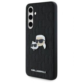 Karl Lagerfeld KLHCS24FEPGKLKCPK Samsung Galaxy S24 FE bőr hátlap tok - fekete