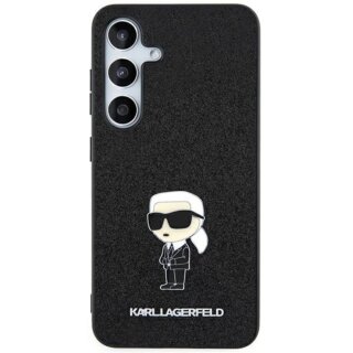 Karl Lagerfeld KLHCSA35GKNPSK Samsung Galaxy A35 kemény hátlap tok - fekete/csillámos