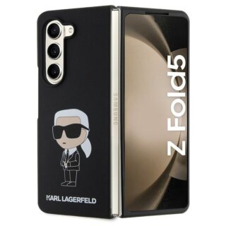 Karl Lagerfeld KLHCZFD5SNIKBCK Samsung Galaxy Z Fold  5 szilikon hátlap tok - fekete