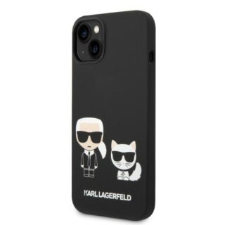 Karl Lagerfeld KLHMP14MSSKCK MagSafe iPhone 14 Plus kemény hátlap tok - fekete