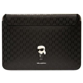 Karl Lagerfeld KLCS14SAKHPKK becsúsztathatós bőr laptop tok 14"-ig - fekete