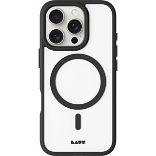 Laut Huex Protect MagSafe iPhone 16 Pro ütésálló szilikon hátlap tok - fekete