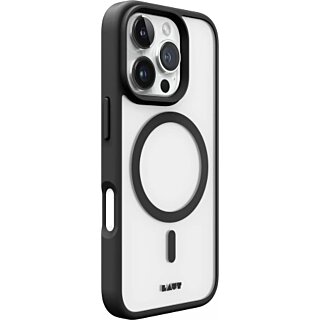 Laut Huex Protect MagSafe iPhone 16 Pro ütésálló szilikon hátlap tok - fekete