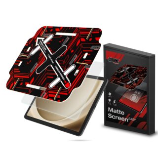 GrizzGlass MatteScreen Samsung Galaxy Tab A9 Plus kijelzővédő fólia felhelyező applikátorral - matt