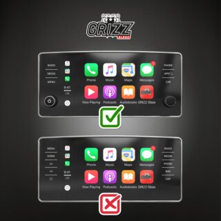 GrizzGlass CarDisplay MatteScreen Skoda Scala 8" Bolero kijelzővédő fólia - matt