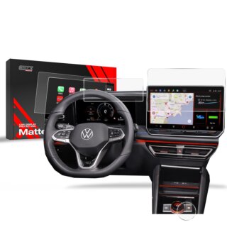 GrizzGlass CarDisplay MatteScreen Volkswagen VW Tiguan 3 13 2024 (3in1) kijelzővédő fólia - matt