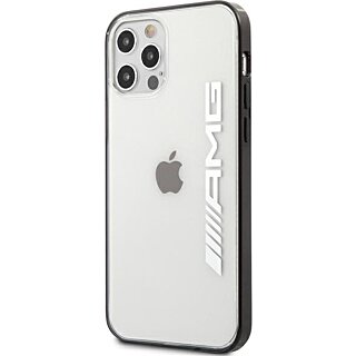 Mercedes AMG AMHCP12LAESLBK iPhone 12 Pro Max kemény hátlap tok - átlátszó