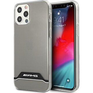 Mercedes AMG AMHCP12MTCBW iPhone 12 / 12 Pro kemény hátlap tok - átlátszó