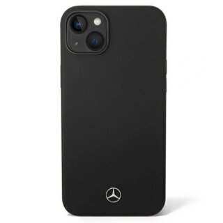 Mercedes MEHCP14MSILBK iPhone 14 Plus / 15 Plus szilikon hátlap tok - fekete