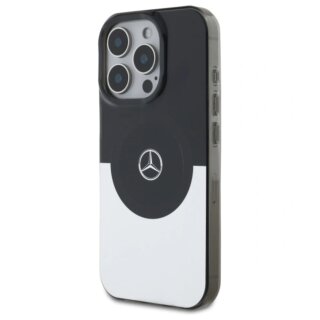 Mercedes MEHMP16L23HBIGK MagSafe iPhone 16 Pro kemény hátlap tok - fekete/ezüst