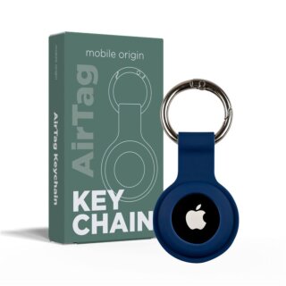 Mobile Origin KeyChain Apple AirTag kulcstartó tok - kék