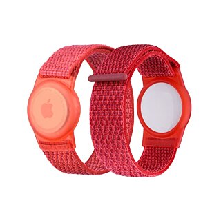 Mobile Origin Apple AirTag tépőzáras szíj - piros