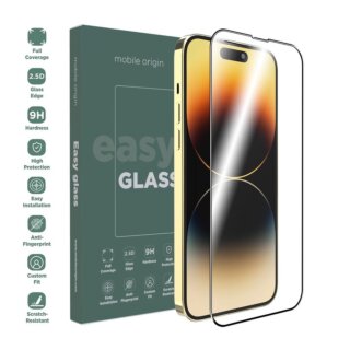 Mobile Origin EasyGlass iPhone 14 Pro Max teljes kijelzővédő üvegfólia