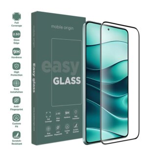 Mobile Origin EasyGlass Redmi Note 14 5G teljes kijelzővédő üvegfólia