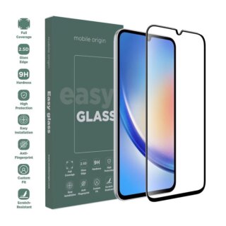 Mobile Origin EasyGlass Samsung Galaxy A34 5G teljes kijelzővédő üvegfólia