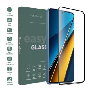 Mobile Origin EasyGlass Xiaomi Poco X6 5G teljes kijelzővédő üvegfólia