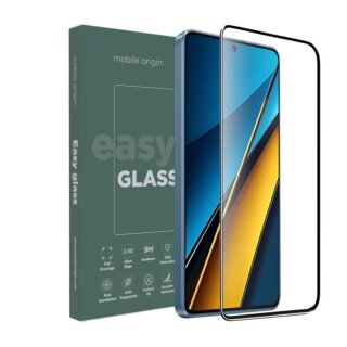 Mobile Origin EasyGlass Xiaomi Poco X6 5G teljes kijelzővédő üvegfólia