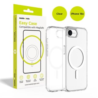Mobile Origin Hybrid MagSafe iPhone 16e kemény hátlap tok - átlátszó